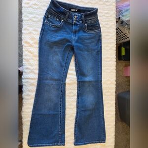 Sky Women's Dark Blue Flare Jeans 11/12